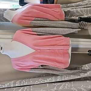 Magaschoni Colorblock V-Neck Cashmere Cardigan